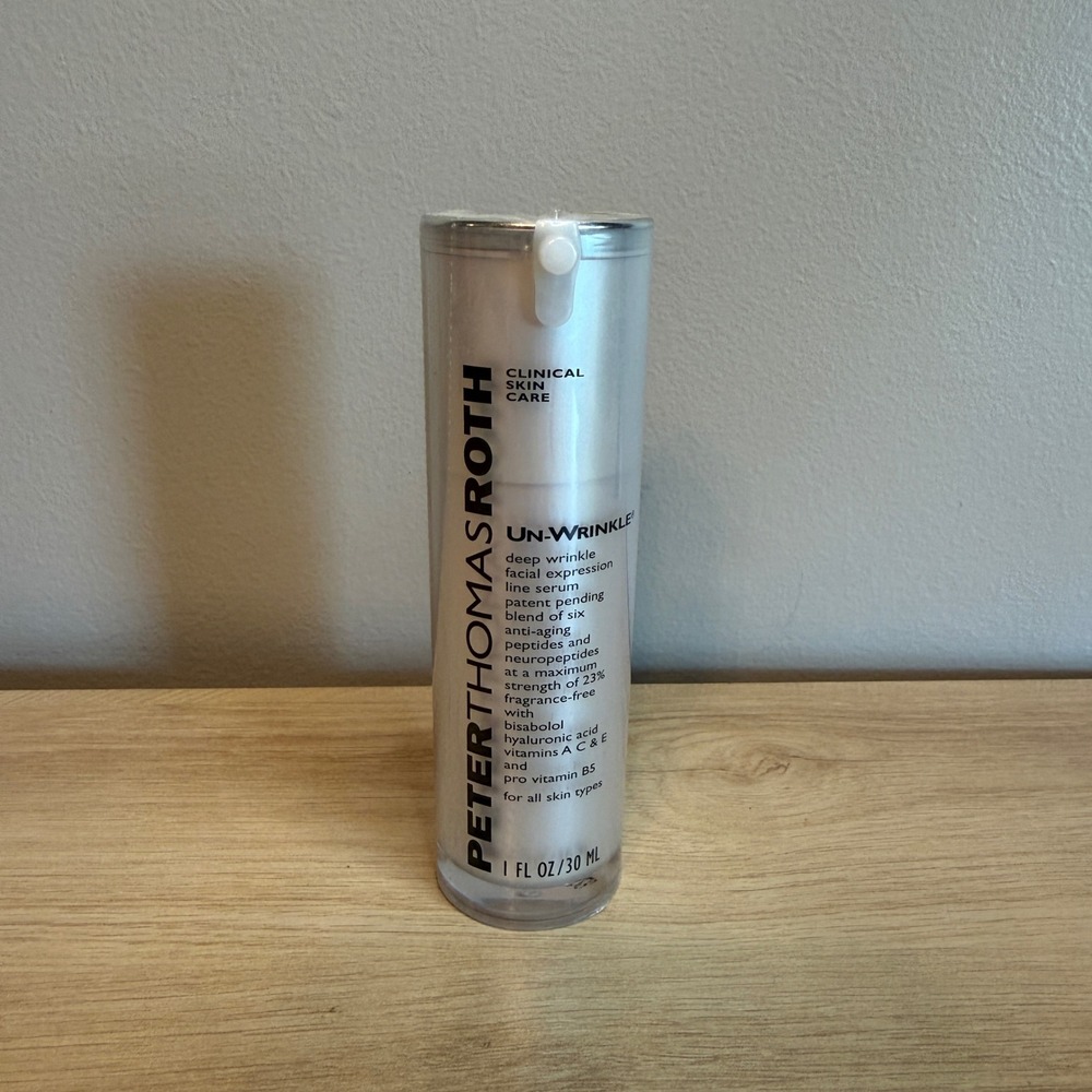 Peter Thomas Roth Un-Wrinkle Deep Wrinkle Facial Expression Line Serum 1oz 30ml